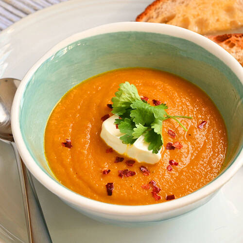 SOUPE CAROTTE & NOIX DE COCO