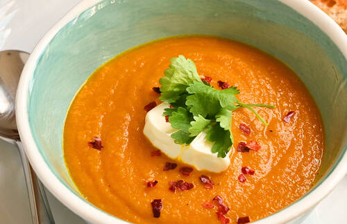 SOUPE CAROTTE & NOIX DE COCO