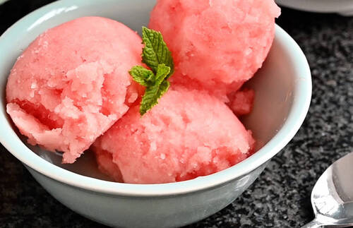 SORBET À LA PASTÈQUE