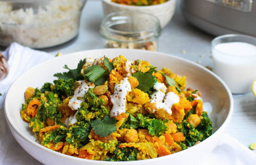 RIZ DE CHOUX-FLEUR AUX EPICES MAROCAINES