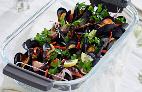MOULES AUX OLIVES NOIRES