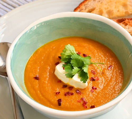 SOUPE CAROTTE & NOIX DE COCO