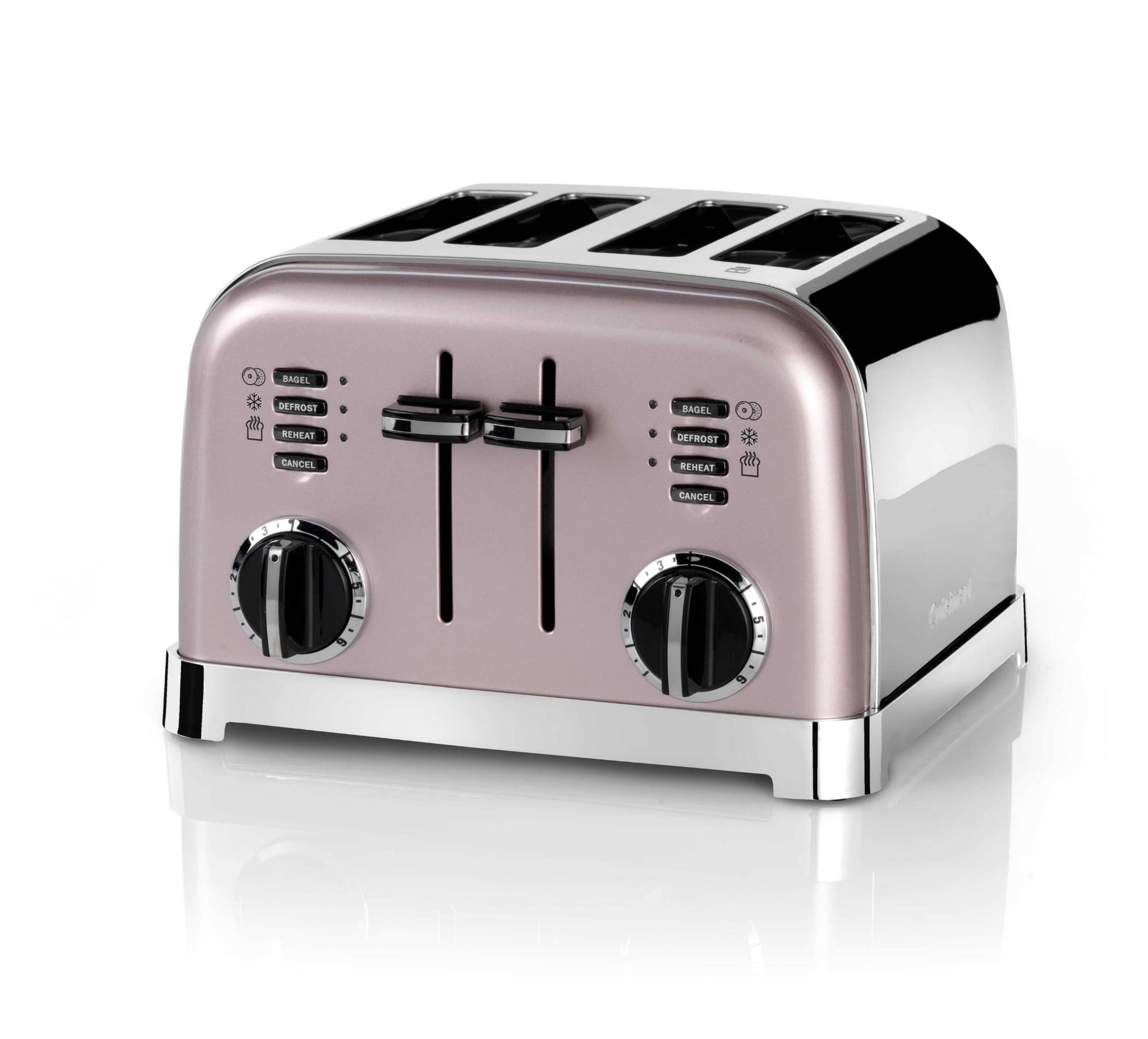 Toaster avec 4 Tranches Rose