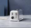Toaster avec 2 Tranches Gris Perle
