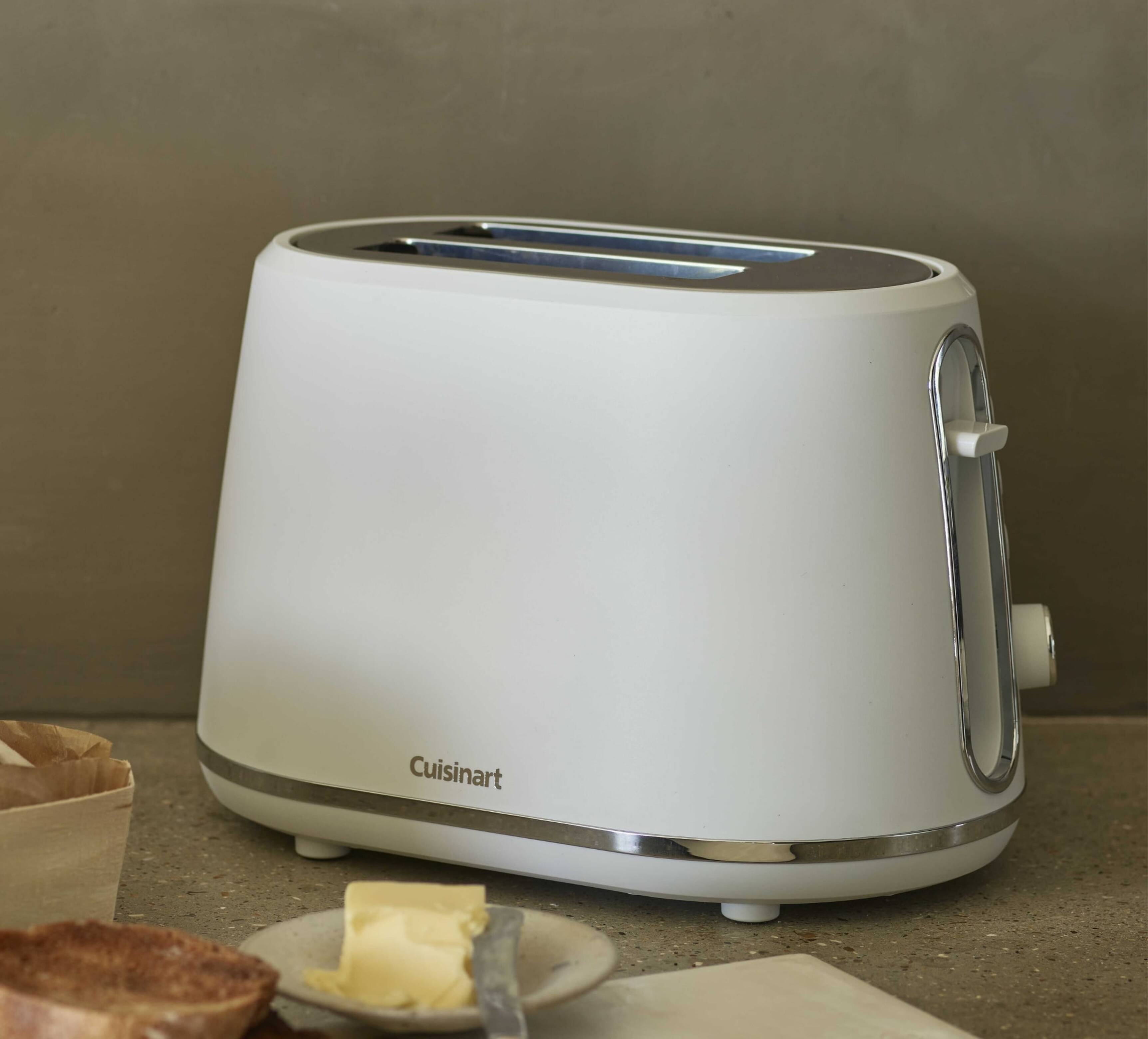 Toaster 2 Fentes Blanc Cassé