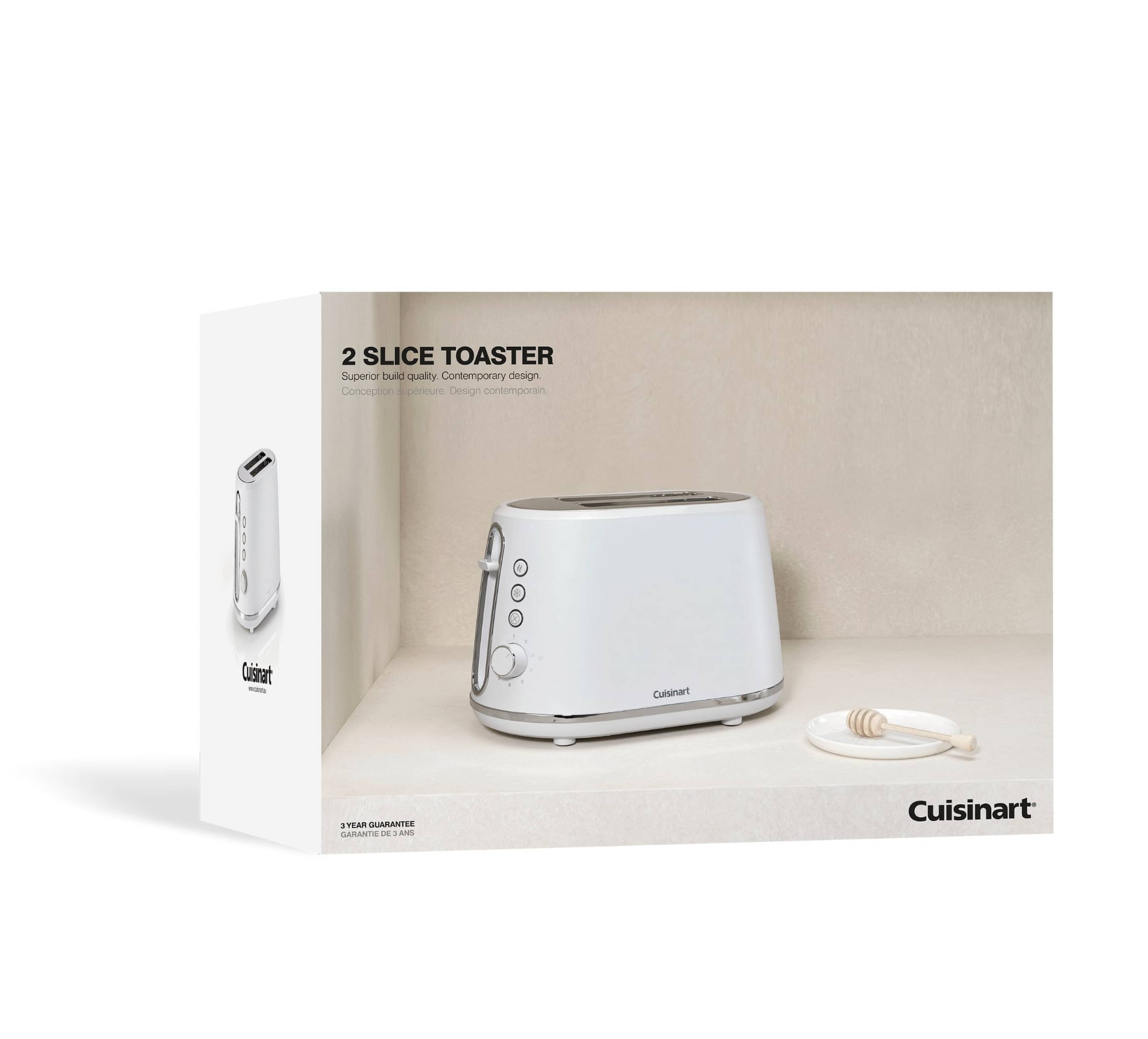 Toaster 2 Fentes Blanc Cassé