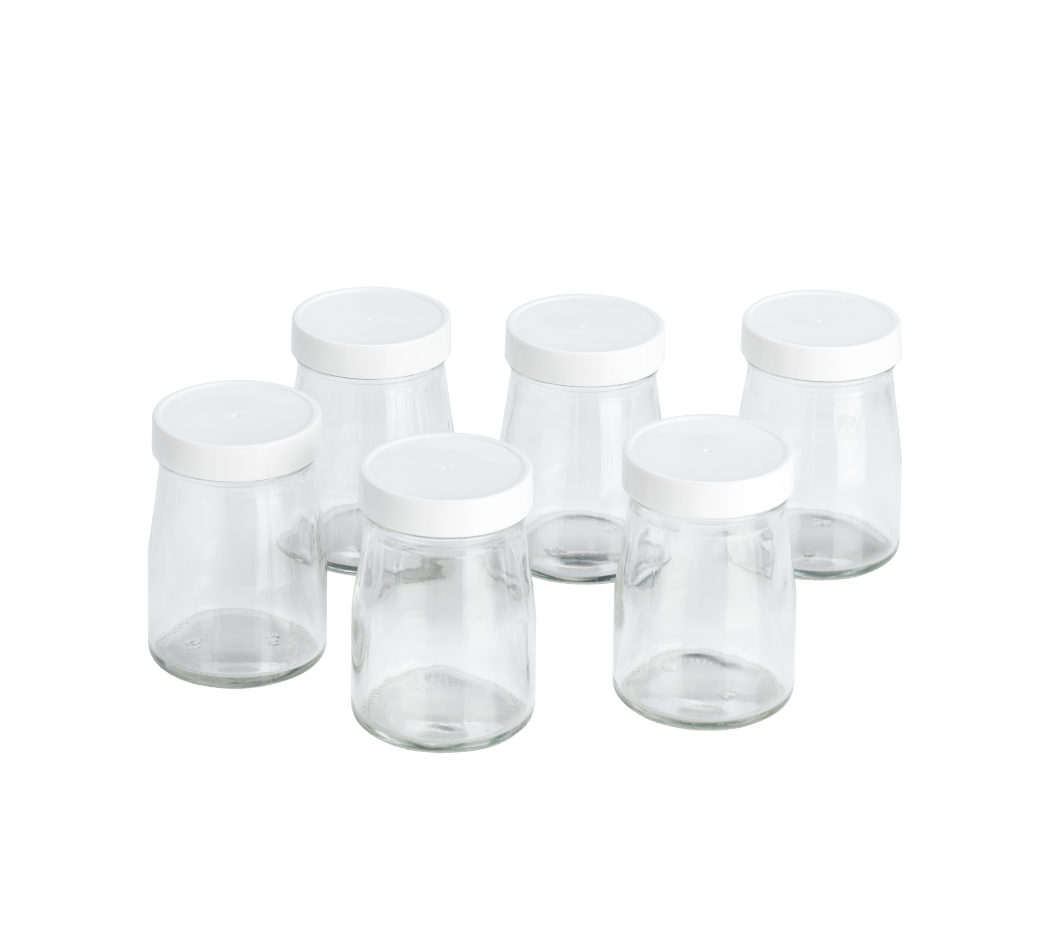 Lot de 6 pots de yaourtière