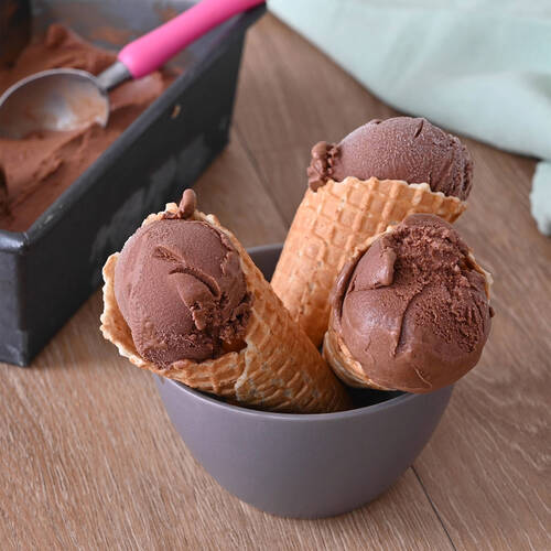 Glace au chocolat